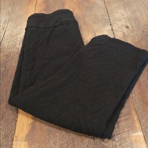 ❤️ 3/$25 Black SC & co diamond printed lace pants casual Friday office outfit